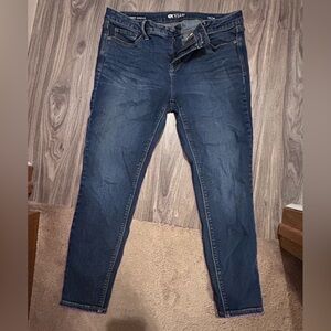 STYLUS Women's Dark Blue Skinny Jeans